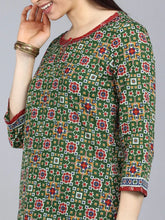 Pure Cotton Printed Kurta Pant Dupatta-VKSKD1268AB